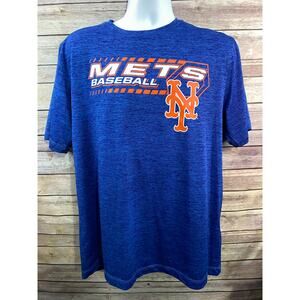 New York Mets Shirt Size Large TX3 Cool Moisture Wicking Workout Lightweight
